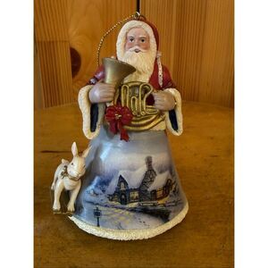 1991 Ashton Drake Olde World Santa Ornament Thomas Kinkade (7222)